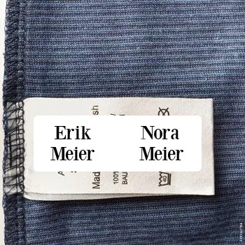 étiquettes Vêtements Personnalisées Prénom
