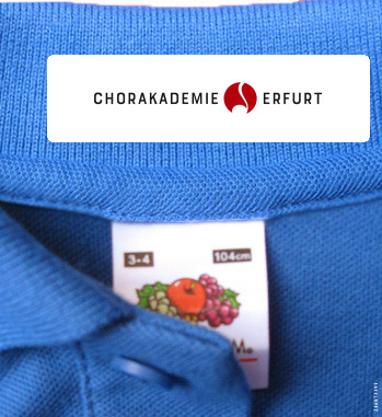 48 Étiquettes thermocollantes personnalisées pour vêtements