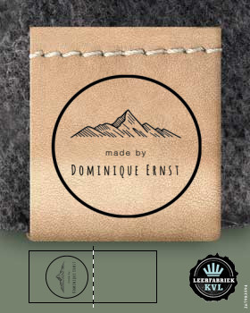 24 Custom Leather Labels with Logo | Personalised Leather Tags for Clothing | Leather Labels | Leather Tags