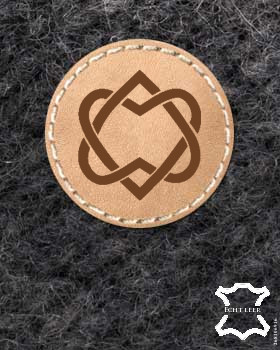 Lederlabels Mit Logo