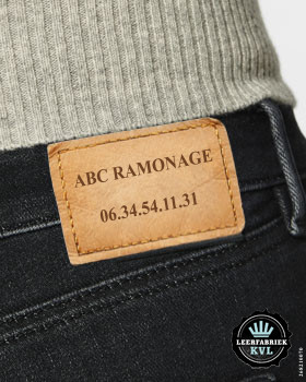 étiquettes En Cuir Pour Jeans