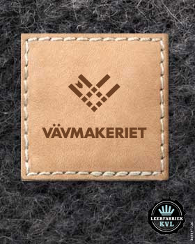 24 Lederlabels | Lederlabel mit Logo | Korkleder Label | Vegane Lederlabels